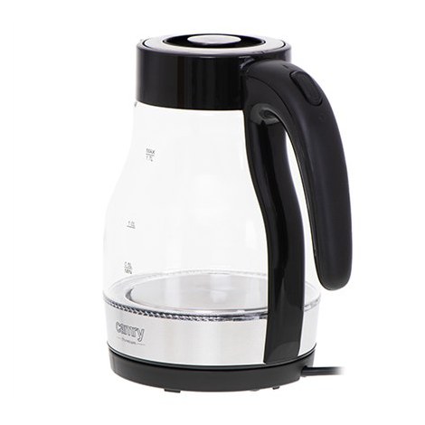 Camry | Kettle | CR 1300 | Electric | 2200 W | 1.7 L | Glass | 360° rotational base | Black - 3